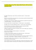 Certified Recovery Peer Specialist Exam with answers Updated 2024&period;