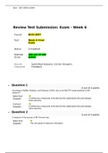 BUSI 3007 Week 6 Final Exam (25/25 Correct) 