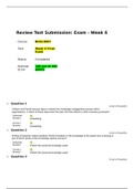 BUSI 3007 Week 6 Final Exam (Summer Quarter) 25/25 Correct