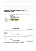 NUNP 6541N Week 6 Midterm Exam (Fall Qtr)