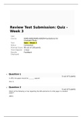 NURS 6002 Week 3 Quiz - APA Style and Format (Aug 2020)