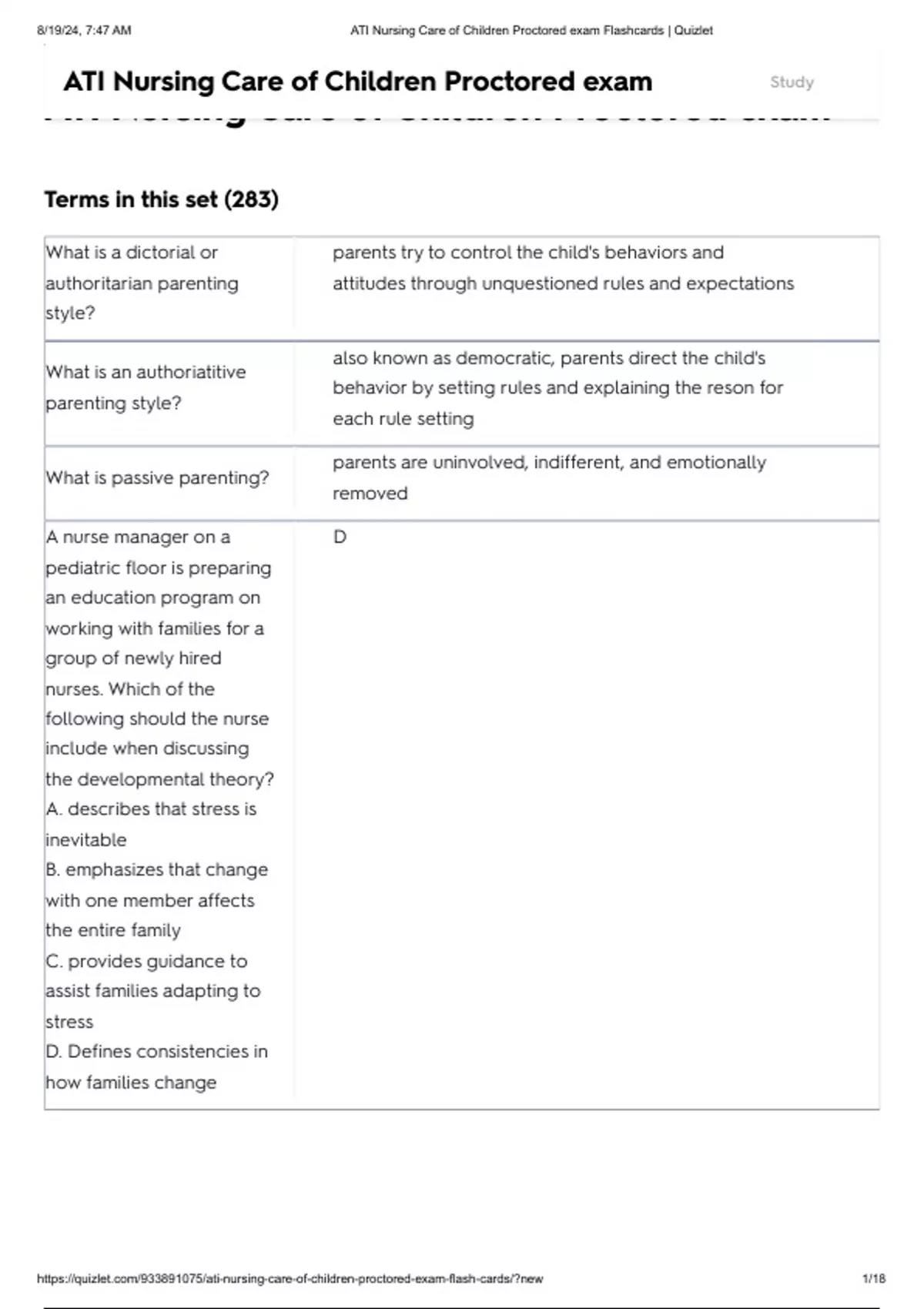 NGN ATI PN NURSING CARE OF CHILDREN PROCTORED EXAM 2024 ACTUAL ...