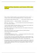 RAMP final Exam Questions and Answers 2024 Latest Updated&period;