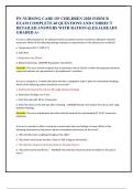 PN NURSING CARE OF CHILDREN 2020 FORM B  EXAM COMPLETE 60 QUESTIONS AND CORRECT  DETAILED ANSWERS WITH RATIONALES&vert;ALREADY  GRADED A&plus; A nurse is collecting data for an adolescent who has asthma and has received an albuterol nebulizer  treatment&period; Which of t