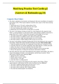 NSG 3037 - Med-Surg Practice Test Cardio p2 (Answers & Rationales-pg.14)