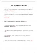  PGA PGM 3&period;0 LEVEL 1 TEST QUESTIONS AND ANSWERS 2024