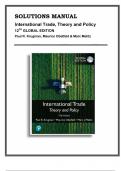 Solutions Manual For International Trade&comma; Theory and Policy&comma; 12th Edition&comma; Global Edition&comma; Paul R&period; Krugman&comma; Maurice Obstfeld & Marc Melitz&comma; 9781292417233