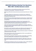 Alabama Boating Manual 2024&sol;2025 with c0mplete solutions Latest