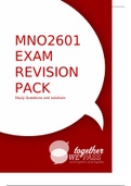MNO2601 EXAM PACK 2021 -  (COMPLETE) 