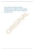 Exam &lpar;elaborations&rpar; Ebersole and Hess' Gerontological