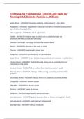 Test Bank for Fundamental Concepts and Skills for Nursing 6th Edition by Patricia A