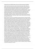 A&ast; level comparative prose essay&colon; masculinity in The Picture of Dorian Gray and The Little Stranger