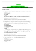 Huber | Leadership & Nursing Care Management |  6th Edition | Exam 2 Unit 4-6 - COMPREHENSIVE  Q&A. GRADED A.