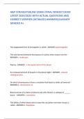 A&P STRAIGHTERLINE EXAM &sol;FINAL NEWEST EXAM  LATEST 2024&sol;2025 WITH ACTUAL QUESTIONS AND  CORRECT VERIFIED &lpar;DETAILED&rpar; ANSWERS&sol;ALREADY  GRADED A&plus;