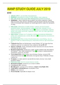 AANP STUDY GUIDE JULY 2019 &vert; LATEST GUIDE 