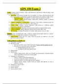Lehigh Carbon Community College - ADN 150 Final exam guide / ADN 150 Exam 2| Complete Solution A+ Guide.