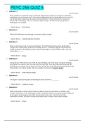 PSYC 255 QUIZ 5 &vert; LATEST VERSION 