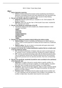 NR 511 Week 1 Study Guide(GRADED A)