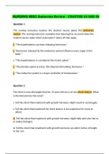 NURSING MISC Endocrine Review  CHAPTER 44 AND 45&comma;100&percnt; CORRECT