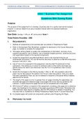 NR 533 Week 7 Business Plan Assignment (2023/2024), Financial Management in Healthcare Organizations-Chamberlain College of Nursing