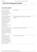 VATI RN COMPREHENSIVE PREDICTOR EXAM 2024&sol;2025 NEWEST COMPLETE QUESTIONS WITH DETAILED VERIFIED ANSWERSAL &sol;READY GRADED A&plus; &lpar;100&percnt; CORRECT&rpar; 
