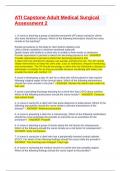 ATI Capstone Adult Medical Surgical Assessment 2