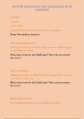 ASCP HT EXAM &lpar;&rpar; QUESTIONS WITH  ANSWERS