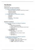 Human disease study guide