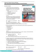 TEST BANK GUIDE FOR AN INTRODUCTION TO MATERNITY AND PEDIATRIC NURSING 9TH EDITION BY GLORIA LEIFER CHAPTER 1 - 34 &vert;VERIFIED SOLUTIONS PROVIDED&vert;2024&sol;2025 GRADED A&plus;