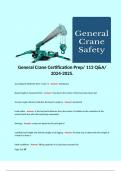 General Crane Certification Prep&sol; 113 Q&A&sol; 2024-2025&period;  