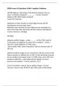 PHM exam &num;4 Questions With Complete Solutions
