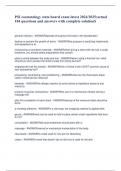 PSI cosmetology state board exam latest 2024&sol;2025&semi;actual  184 questions and answers with complete solutionS