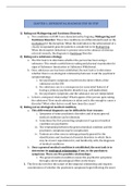 Clinical Interviewing and Diagnostic Skills, tentamen 1 (NL, alle criteria DSM-5, UvA, klinische psychologie)