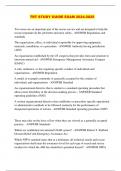 TRT BUNDLED EXAMS WITH QUESTIONS AND VERIFIED ANSWERS