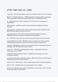 2T051 TMO CDC Vol&period; 1URE  Questions & 100&percnt; Verified Correct Answers with complete solutions &lpar;Latest update 2024 2025