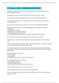 CT Review &vert;&vert; 100&percnt; VERIFIED ANSWERS&excl;&excl;