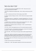 TMO VOL3 SELF TEST  Questions & 100&percnt; Verified Correct Answers with complete solutions &lpar;Latest update 2024 2025