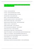 CAL FIRE FAE Exam Study Guide Exam Questions And 100&percnt;verified Answers