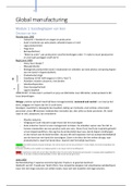 Global manufacturing