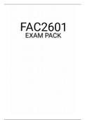 FAC2601 FULL EXAMPACK 