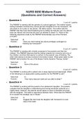 NURS 6650 Midterm Exam &lpar;Questions and Correct Answers&rpar;