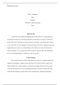PHIL 347N Week 2 Assignment&colon; Journal 