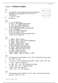 Moderne Wiskunde, 10e editie, 6 vwo B, 3 Cirkels en hoeken - uitwerkingen