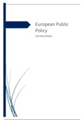 European Public Policy notes and exam preparation