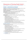 Dimensions of Nursing Study Guide 1