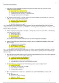 Adult Health Final Exam- Cumulative Questions & Answers