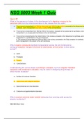 NSG 5003 Week 1 Quiz with Multiple Answers&lpar;Correct Answers have been highlighted&rpar; 100&percnt; correct