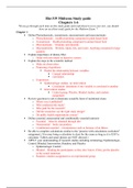 Bio-319 Midterm Study guide Chapters 1-6