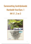 Samenvatting - Aardrijkskunde Humboldt Vwo/Gym. 1 - H4 § 1, 2 en 3