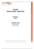 FAC 2601 Exam Pack Latest Update